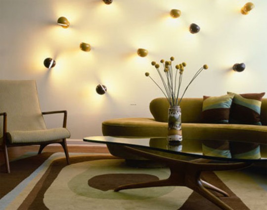 Тенденции 2012 года в дизайне гостиной комнаты