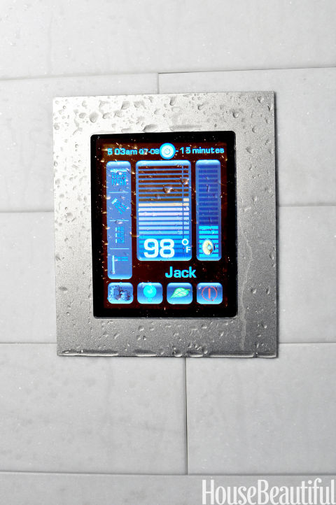 Programmable shower via housebeautiful.com
