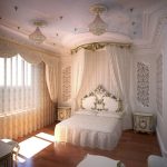 Богатый стиль барокко для спальни