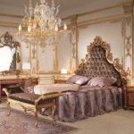 Идея для создания спальни в стиле интерьера барокко