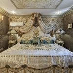 Красота и богатство стиля барокко в спальне
