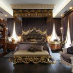 Оформление спальни барокко