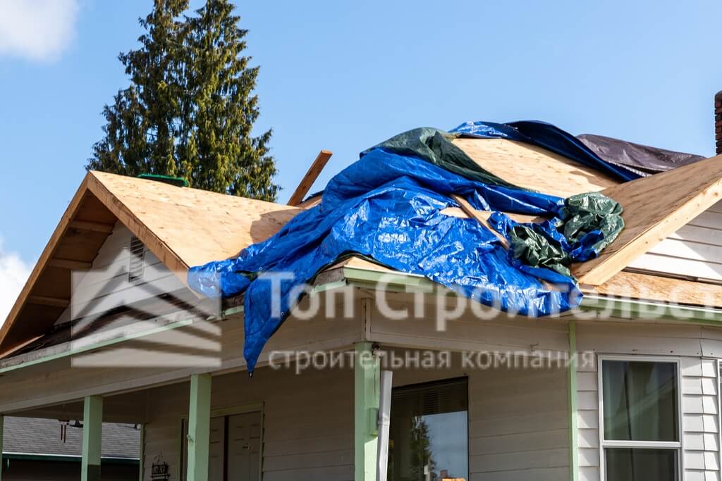 крыша для частного дома демонтаж фото