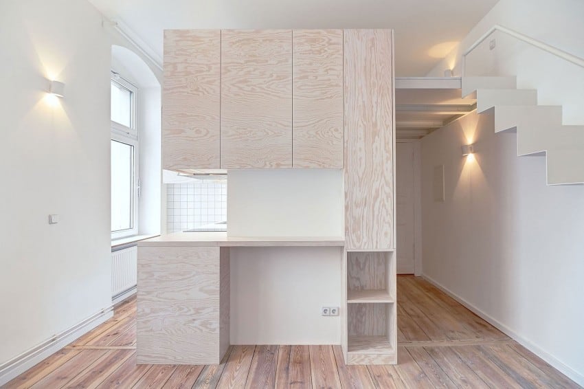 Micro apartment in Berlin by spamroom & John Paul Coss.