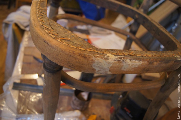 Реставрация пяти стульев Тонет, фото № 9