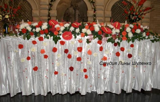 Флористическое оформление праздничного или свадебного стола в Крыму., фото № 16