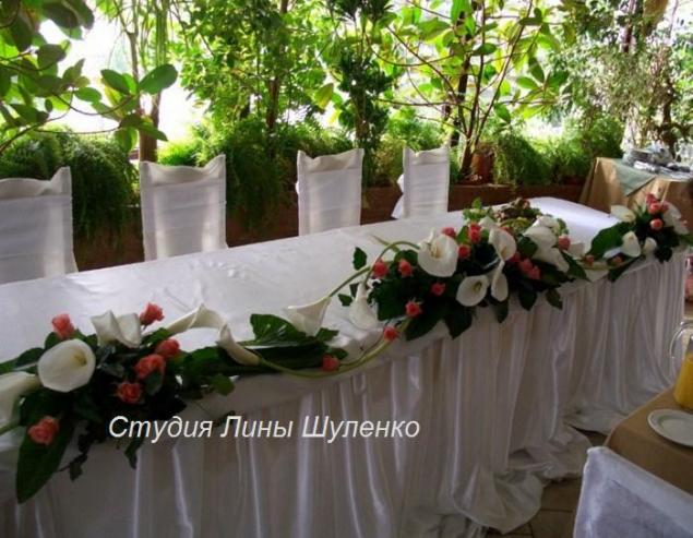 Флористическое оформление праздничного или свадебного стола в Крыму., фото № 8