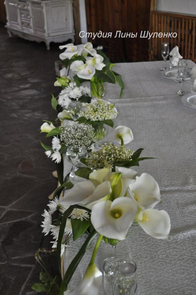 Флористическое оформление праздничного или свадебного стола в Крыму., фото № 6