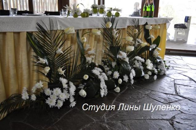 Флористическое оформление праздничного или свадебного стола в Крыму., фото № 10
