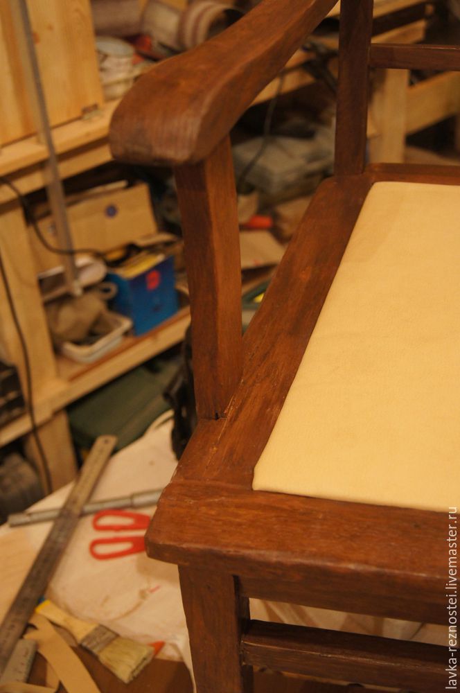 Реставрируем старое кресло: мастер-класс, фото № 10