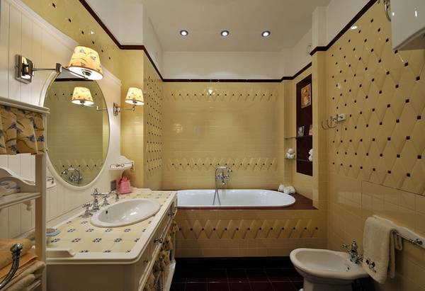 ванная комната в классическом стиле, фото 1