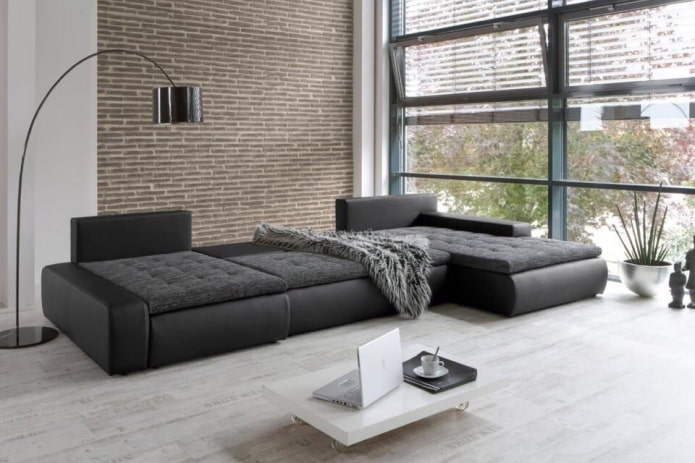 раскладной диван в современном стиле
