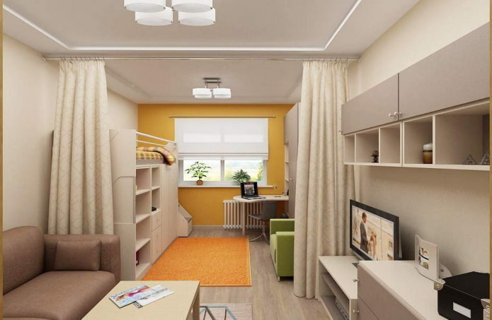дизайн детской в интерьере квартиры 40 квадратов