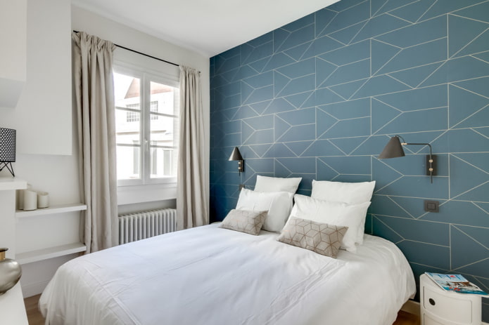 спальная комната 9 квадратов в скандинавском стиле