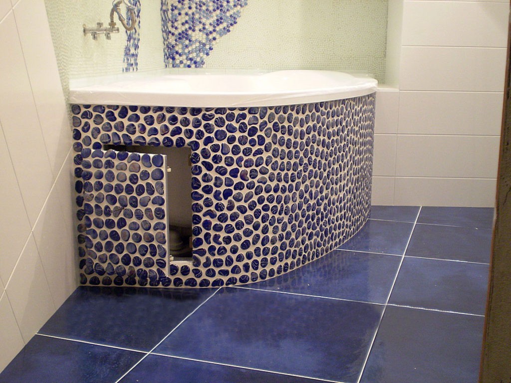 Мозаика для ванной комнаты керамика под камень