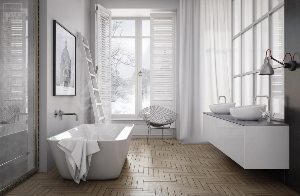 Декор ванной комнаты скандинавский стиль не любит деталей