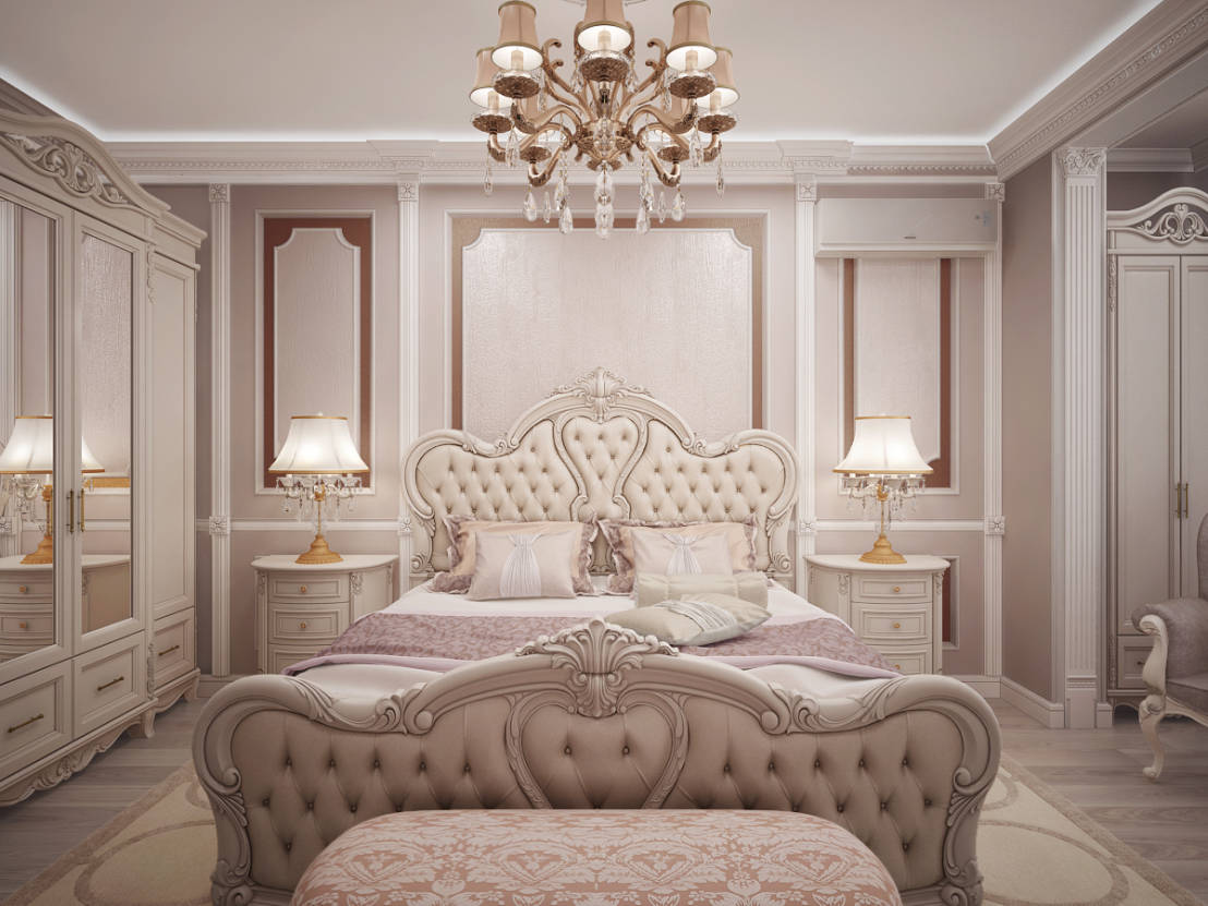 спальня в классическом стиле идеи интерьера