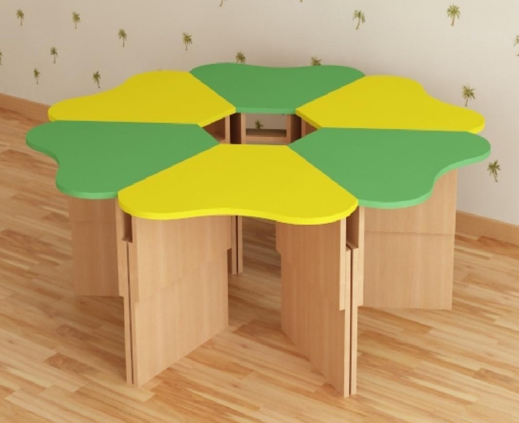 Детский модульный стол Ромашка