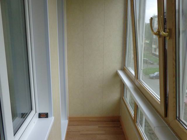 Применение панелей на балконе