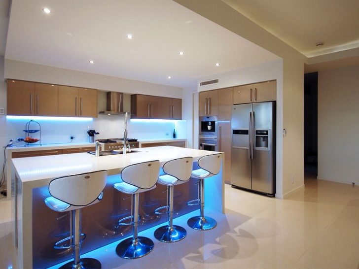 LED strips for kitchen in high-tech style