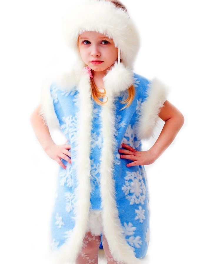 Как из белого или голубого летнего платья сделать новогоднее?