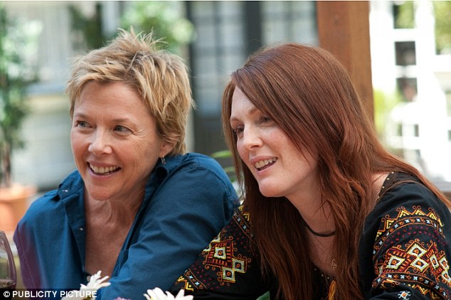 A separate study recently found children of same-sex parents are just as healthy - both mentally and physically - as those of heterosexual parents. A still is shown of actresses Annette Bening and Julianne Moore who play lesbian parents in the 2010 film, The Kids are All Right