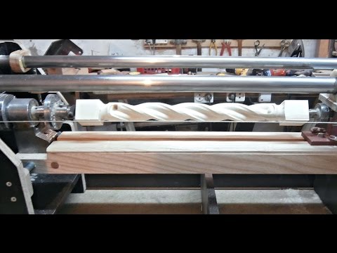 Витые балясины (каннелюр). Часть 2. The milling machine for wood. Part 2.