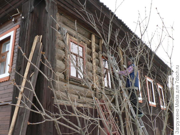 сняли обшивку