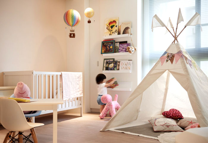 Дизайн квартиры для молодых супругов: детская