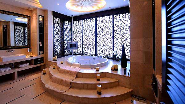 Роскошный дизайн интерьера ванны класса люкс
