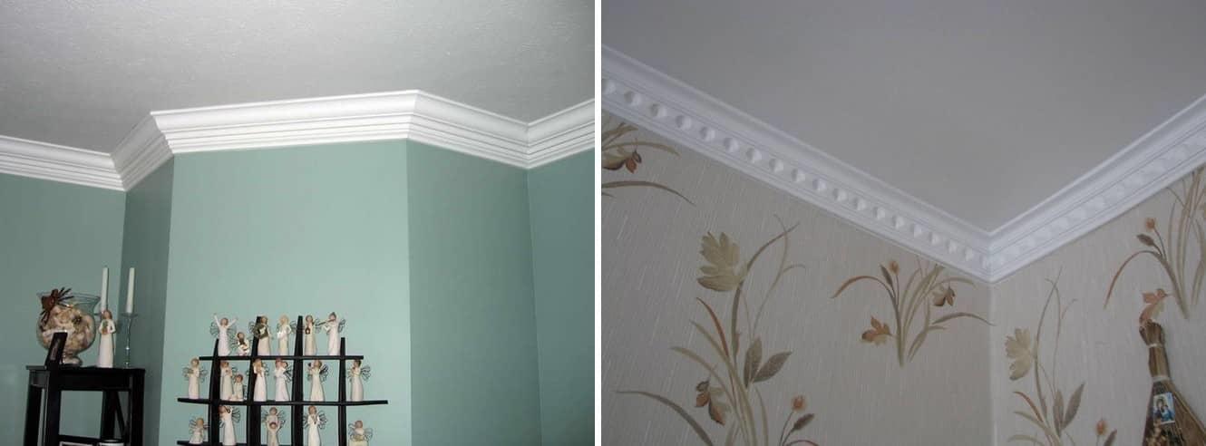 Пенопластовый потолочный багет — отличный недорогой материал для декора вашего потолка