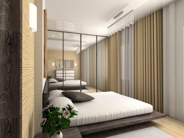 Обустраивая маленькую спальню, следует обратить внимание на стили модерн, хай-тек, этно, минимализм и японский стиль 