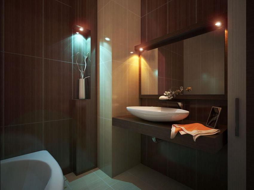 Особенность ванной комнаты в стиле хай-тек заключается в том, что она невероятно красивая и функциональная 