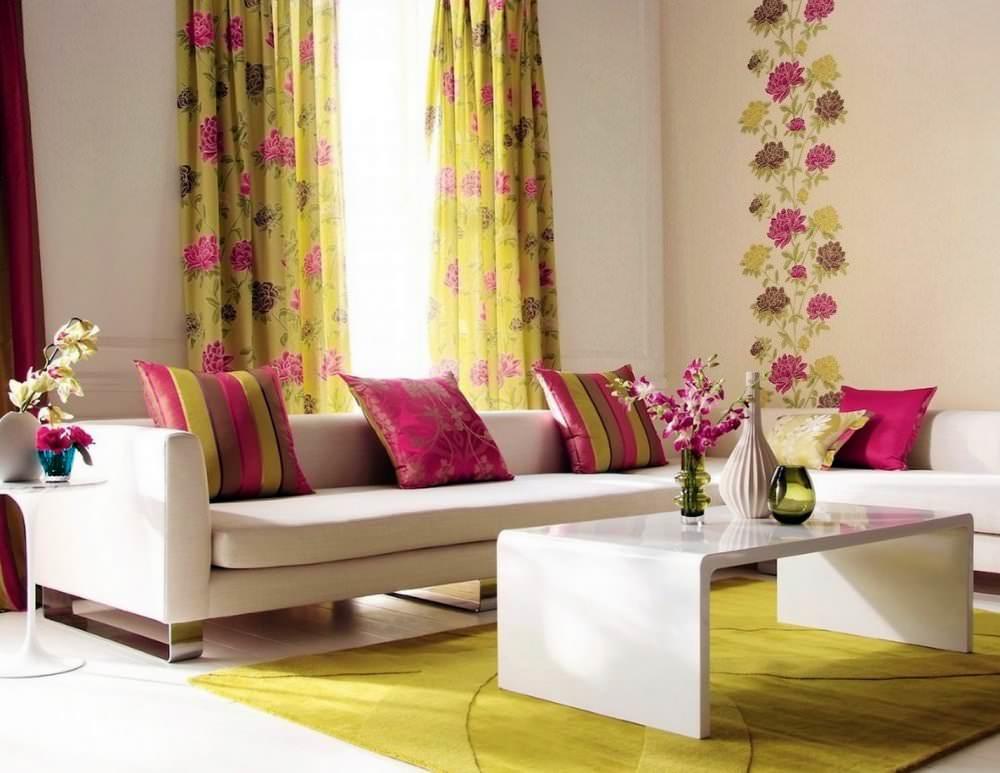 Единый лейтмотив, проходящий через все оформление комнаты, может отражаться в цветах, текстурах и орнаментах