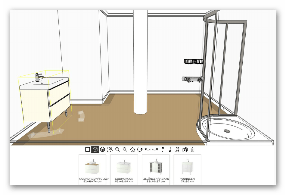 Основные функции программы для дизайна интерьеров IKEA Home Planner