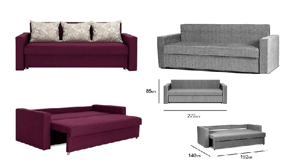 Преимущества «еврокнижки», популярного механизма трансформации диванов