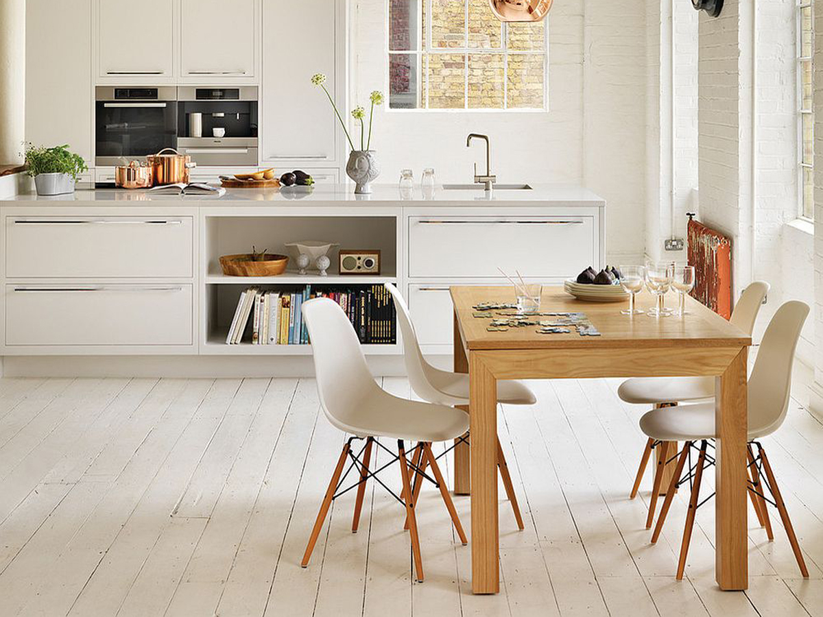 Стол в скандинавском стиле на кухню