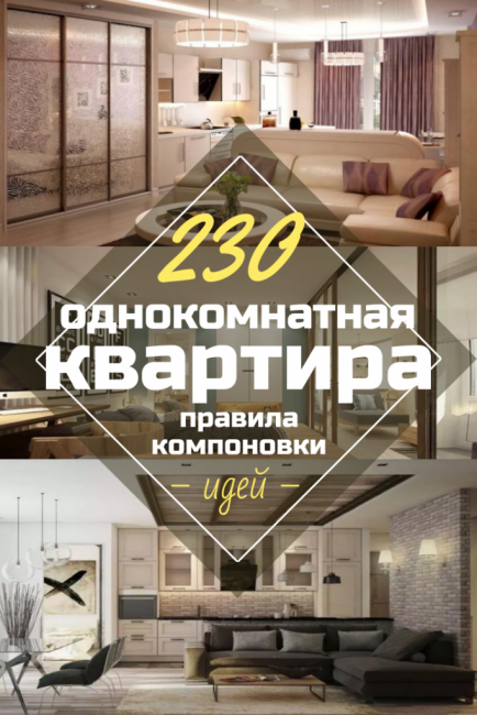 230+ Фото Идей интерьеров 1-й квартиры