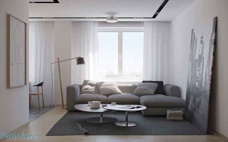 Стиль минимализм в интерьере квартиры. Фото