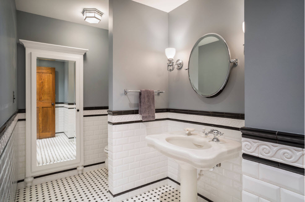 Белая ванная комната дизайн интерьера фото