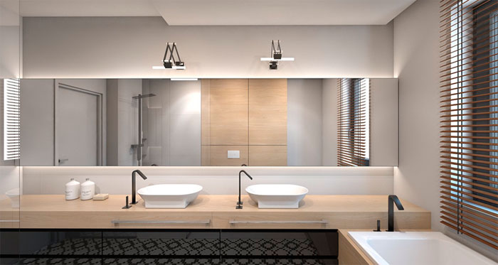минимализм ванной комнаты – выбираем мебель и декор