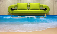3D пол диванчик у моря