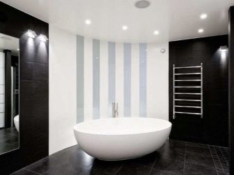 Интерьер ванной комнаты в чёрных тонах: преимущества и варианты оформления
