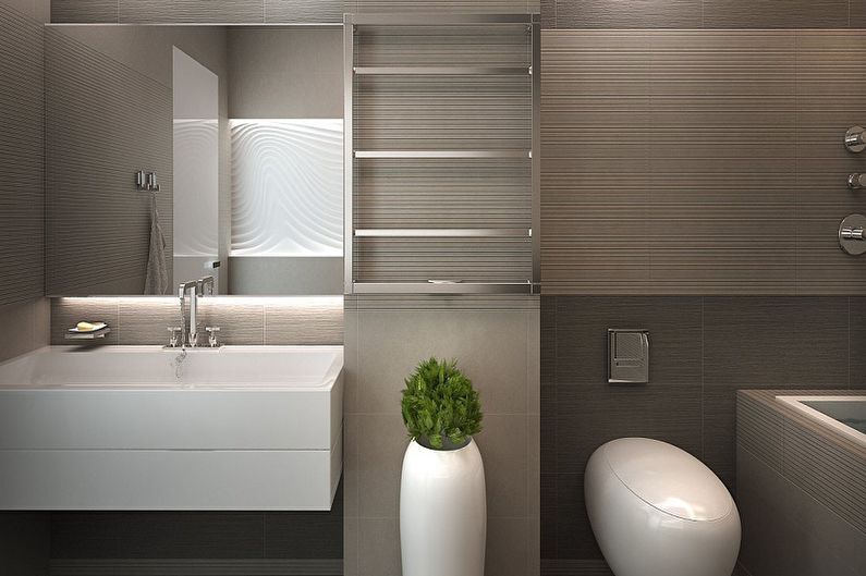 Дизайн ванной комнаты в стиле минимализм - Особенности