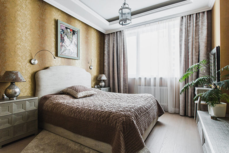 Дизайн спальни в классическом стиле (70 фото)