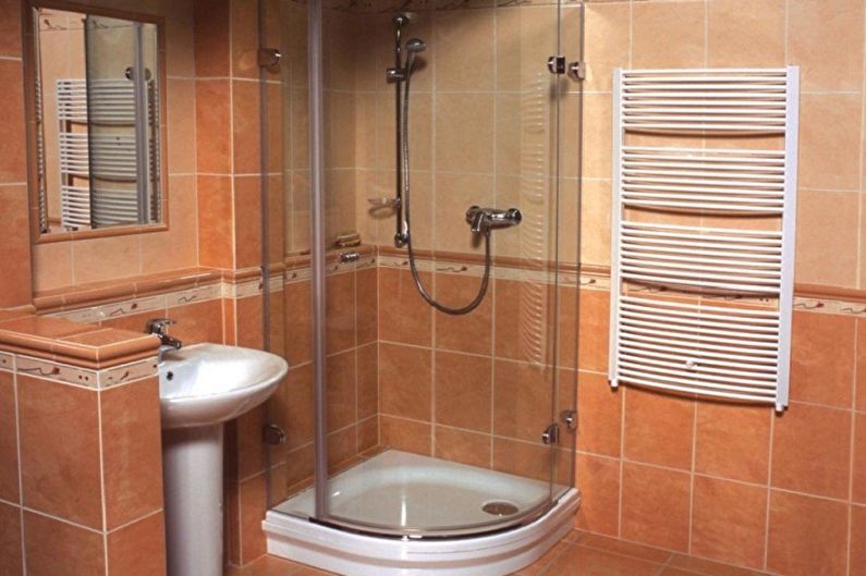 Дизайн интерьера ванной комнаты 3 кв.м. - фото