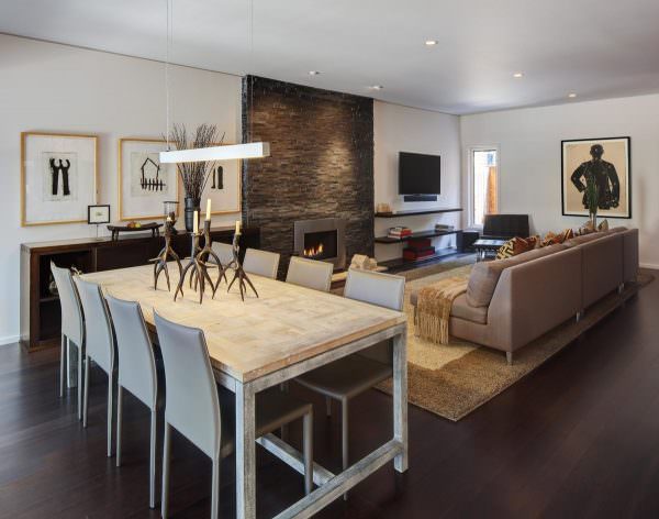 Дизайн гостиной в современном стиле 2019 во многом зависит от размеров помещения