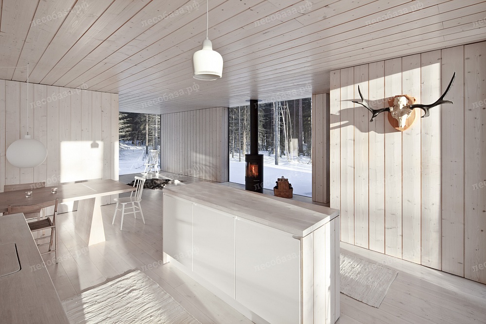 Финский дом в светлых тонах